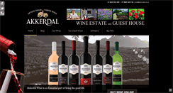 Desktop Screenshot of akkerdal.co.za